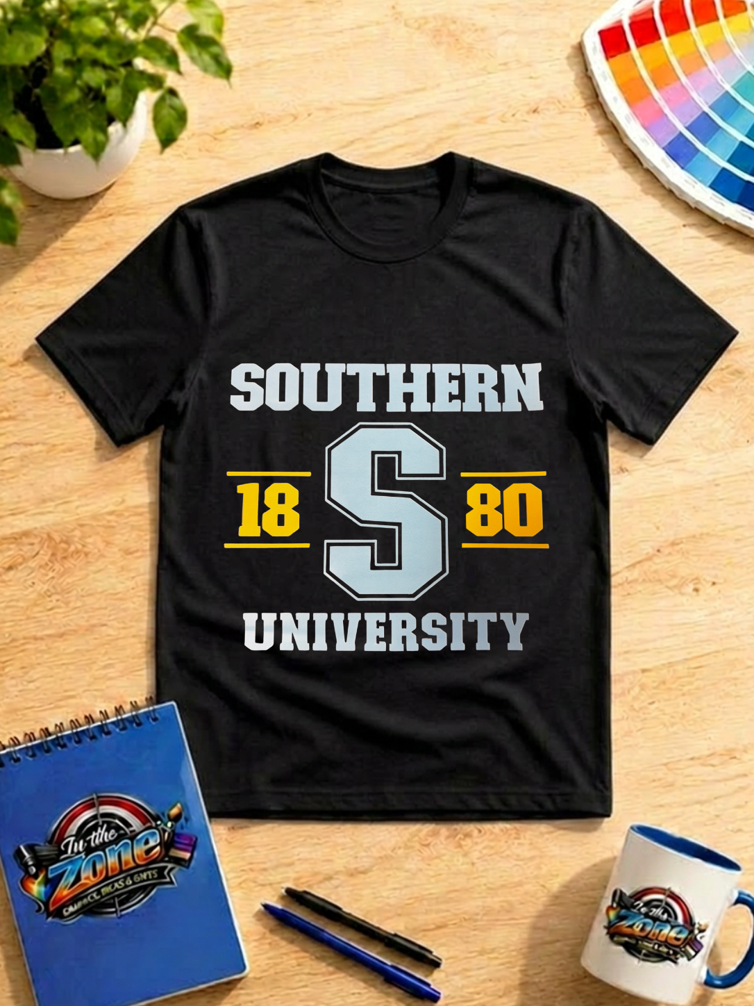 Southern University 1880 Graphic T-Shirt – Purple & Gold Collegiate Design