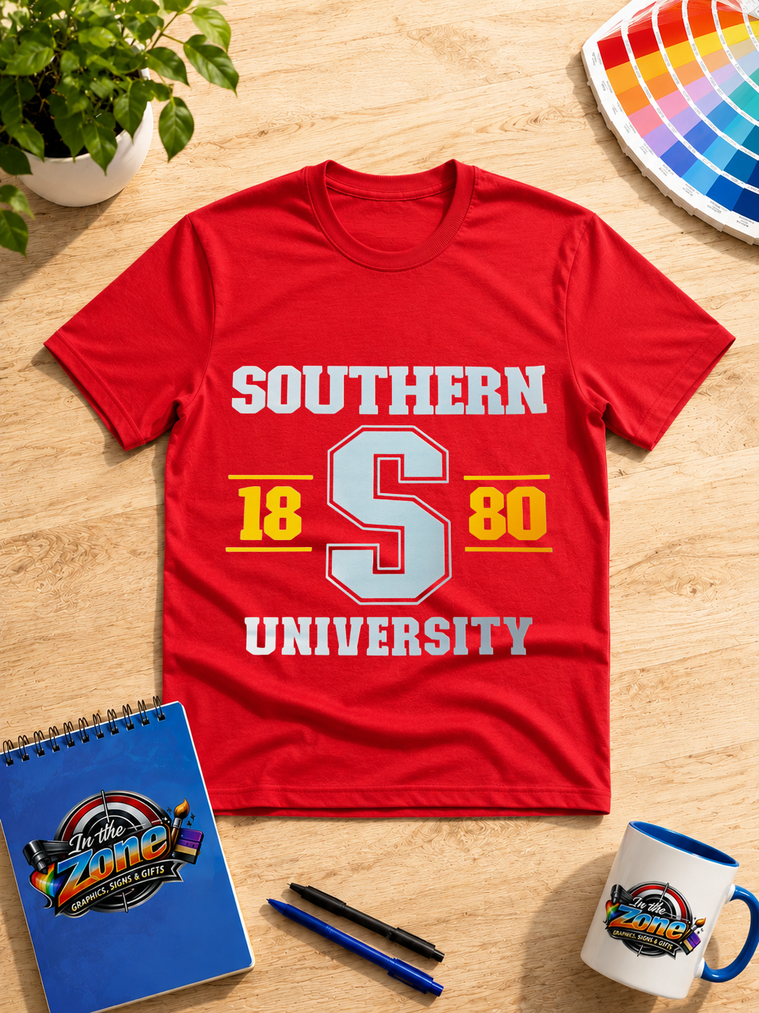 Southern University 1880 Graphic T-Shirt – Purple & Gold Collegiate Design