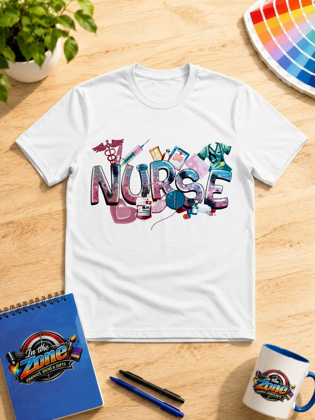 Nurse Life Medical Essentials Graphic T-Shirt