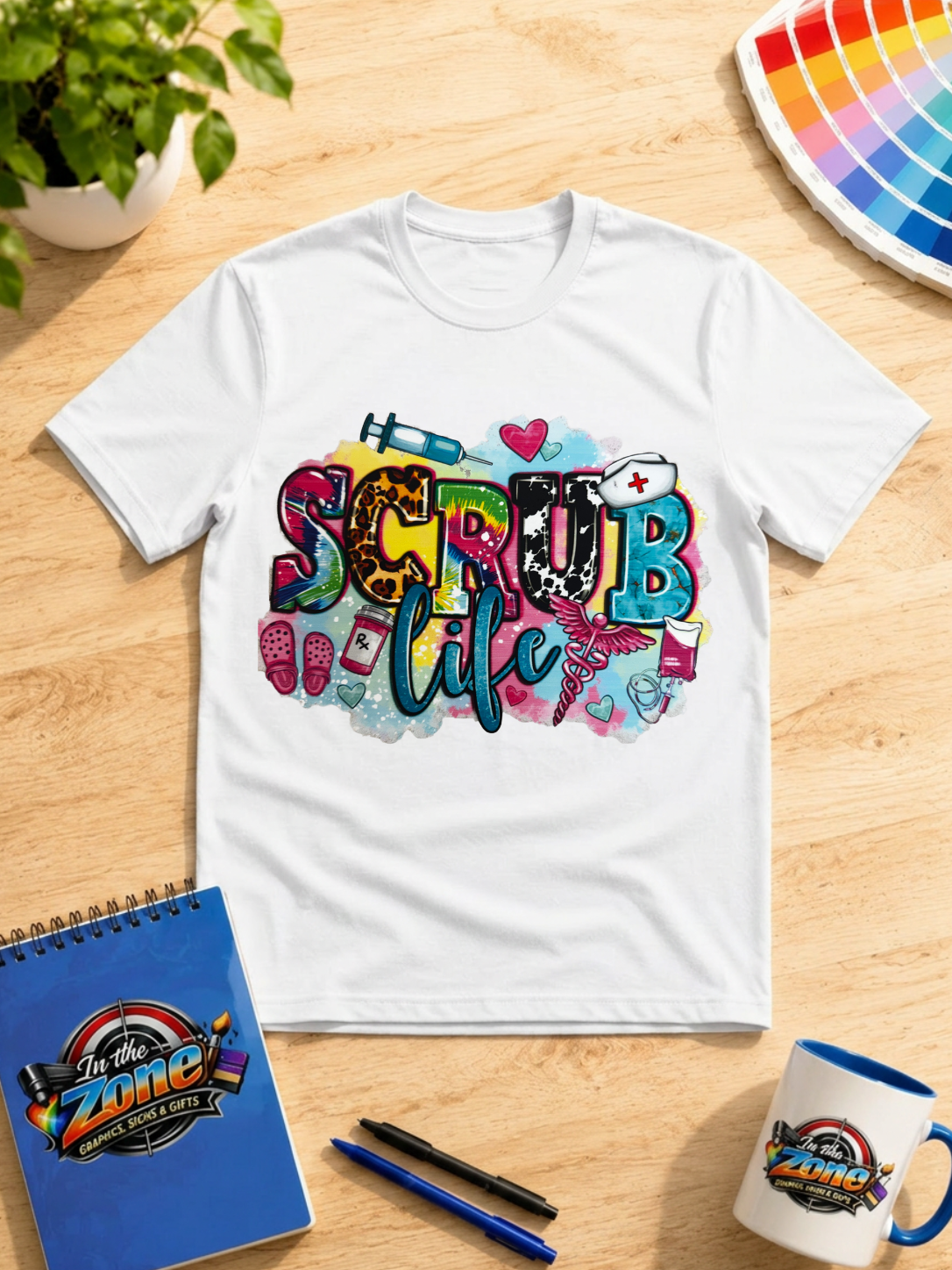 Scrub Life Healthcare Graphic T-Shirt – Nurse & Medical Professional Shirt