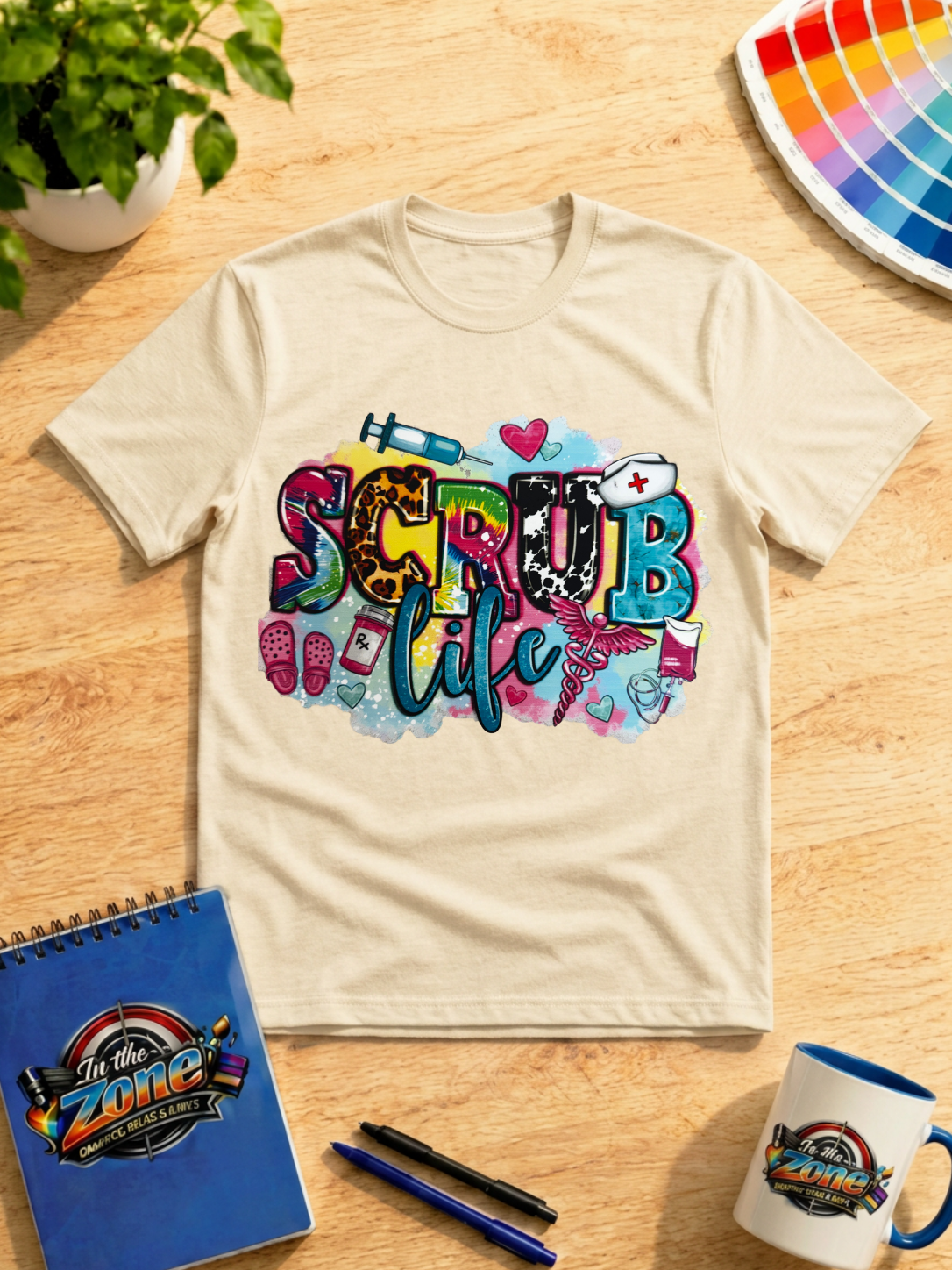 Scrub Life Healthcare Graphic T-Shirt – Nurse & Medical Professional Shirt