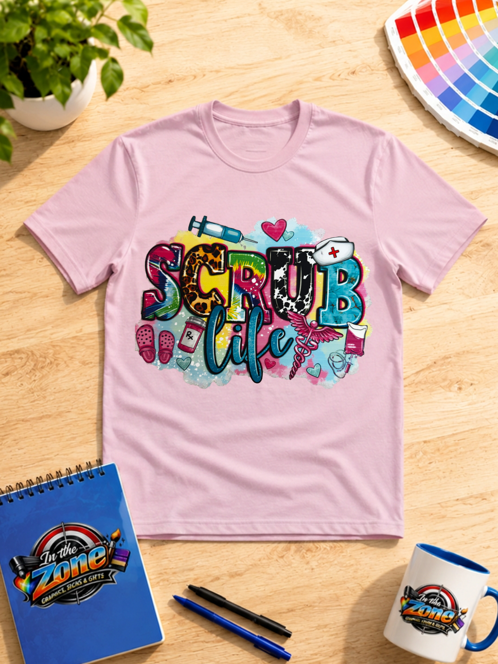 Scrub Life Healthcare Graphic T-Shirt – Nurse & Medical Professional Shirt