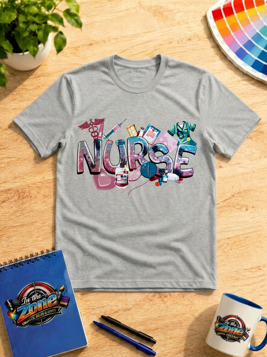 Nurse Life Medical Essentials Graphic T-Shirt