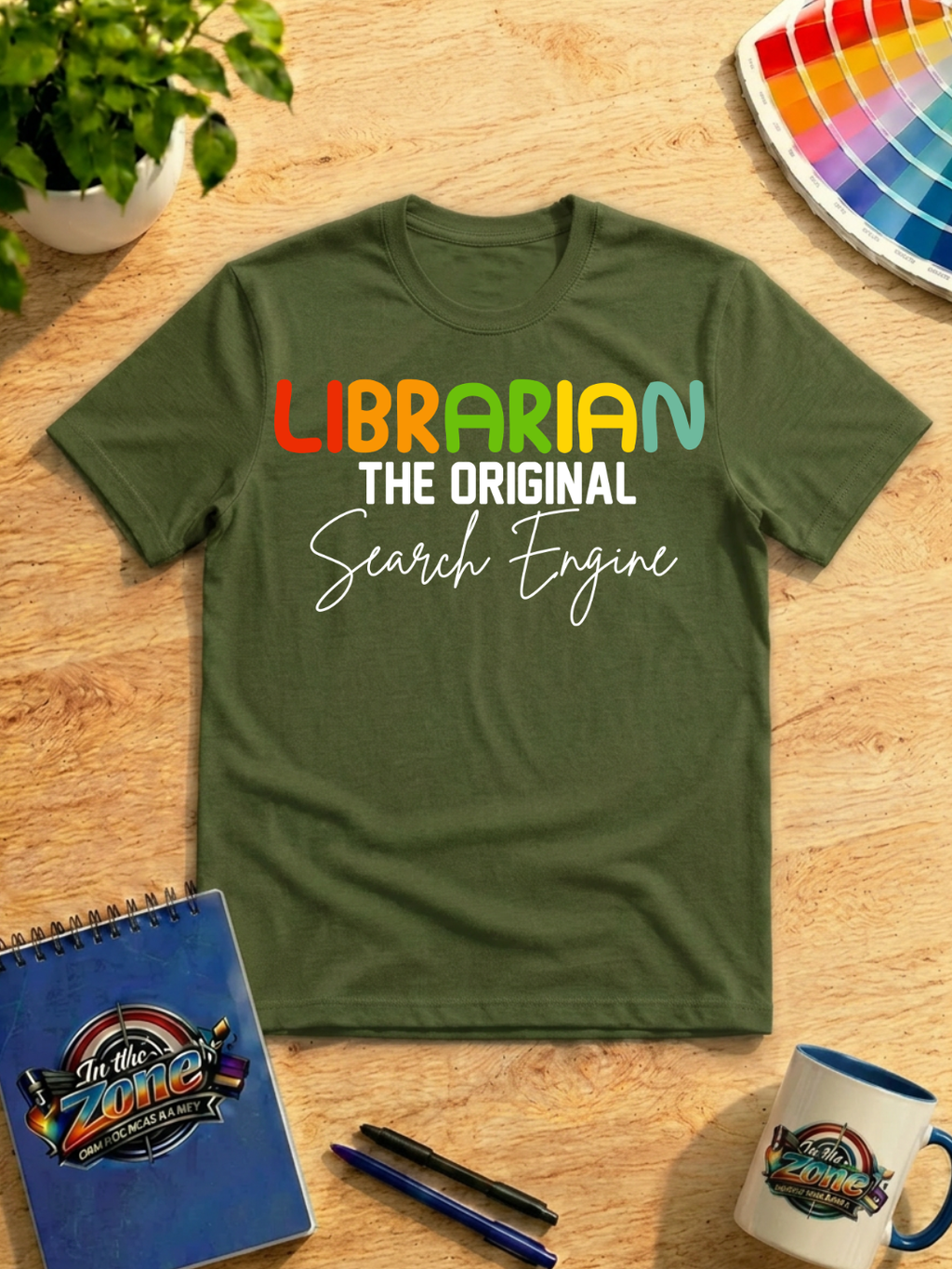 Librarian – The Original Search Engine Graphic Shirt | Library & Book Lover Tee