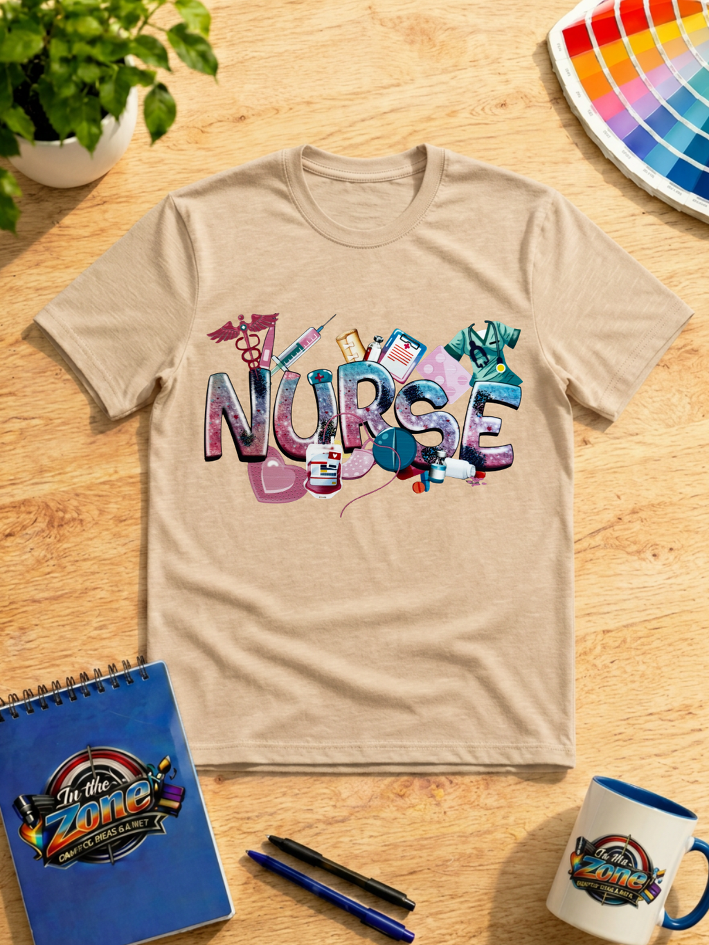 Nurse Life Medical Essentials Graphic T-Shirt