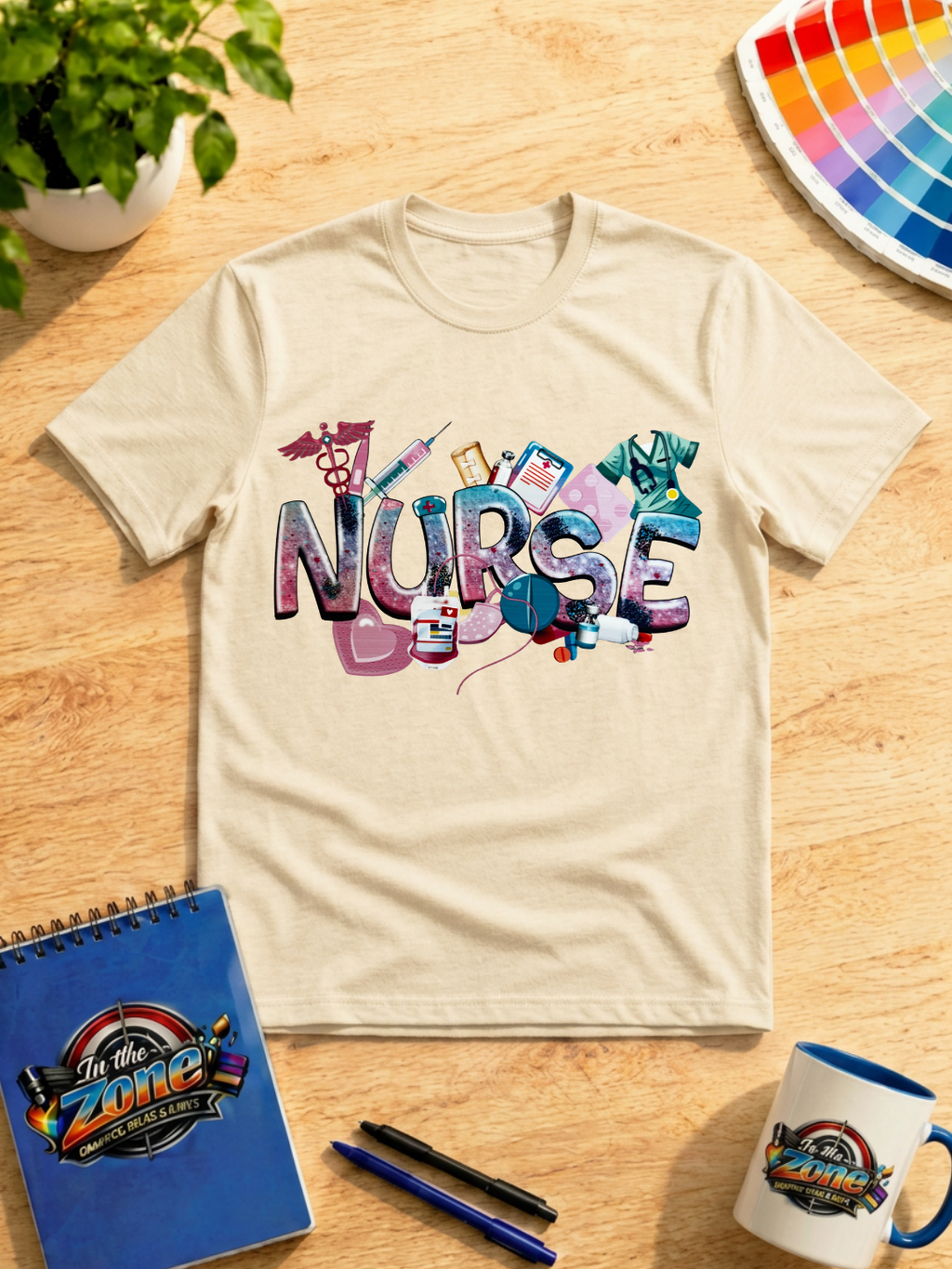 Nurse Life Medical Essentials Graphic T-Shirt
