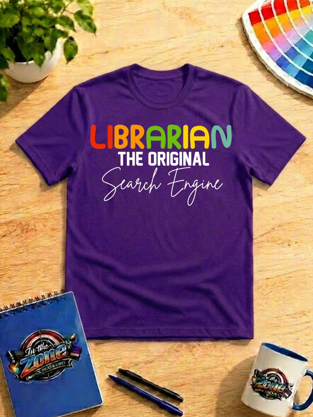 Librarian – The Original Search Engine Graphic Shirt | Library & Book Lover Tee
