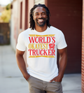 World's Okayest Trucker Graphic Shirt – Funny Truck Driver Gift