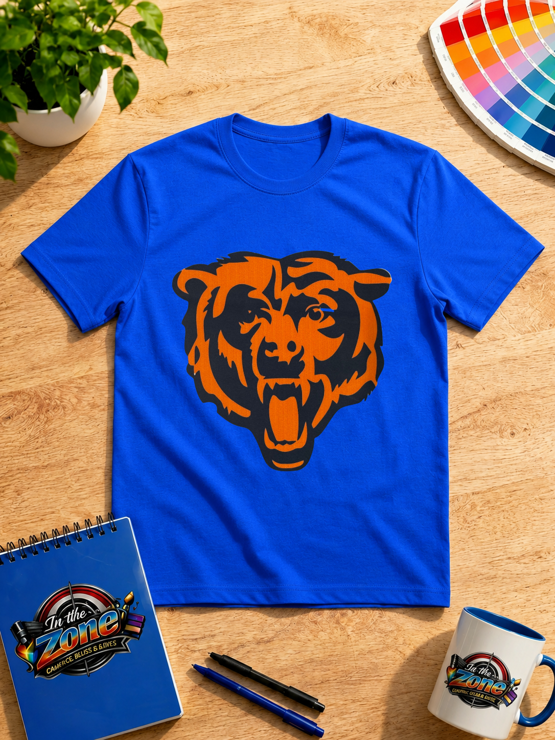 Chicago Bears Football Logo Graphic T-Shirt
