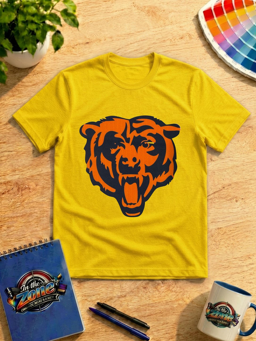 Chicago Bears Football Logo Graphic T-Shirt