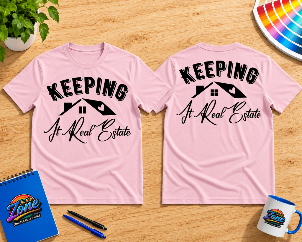 Keeping It Real Estate Realtor Shirt | Real Estate Agent Graphic Tee