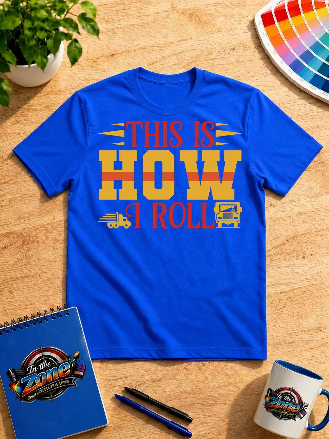 This Is How I Roll – Funny Trucker Graphic Shirt | Truck Driver Gift