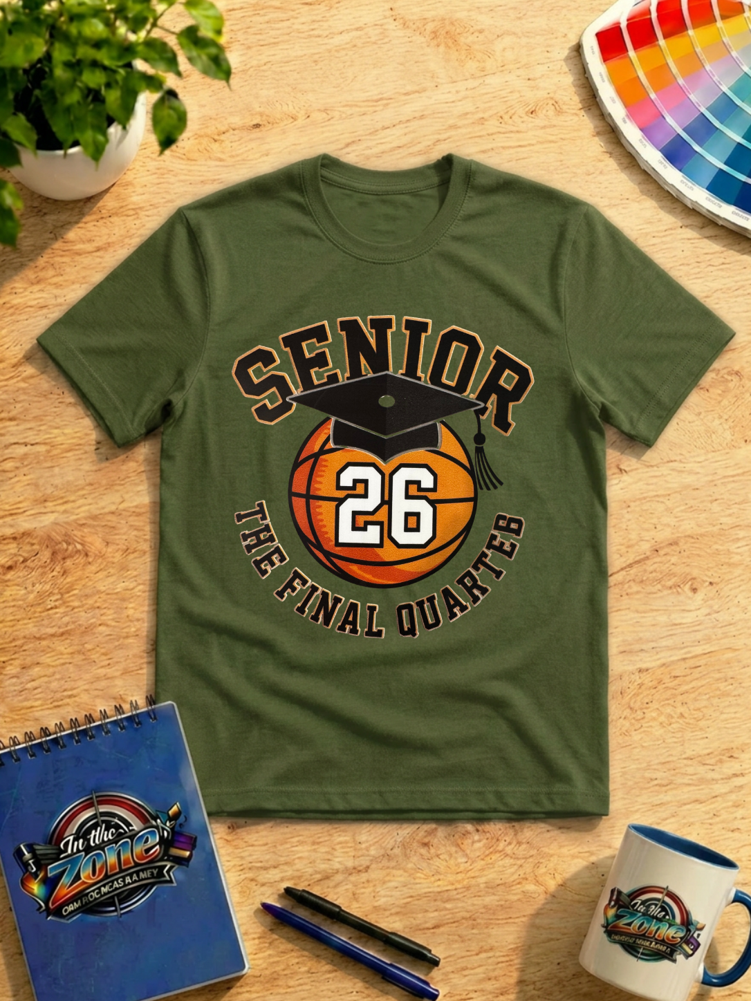 Senior 2026 The Final Quarter Basketball Graduation Shirt | Class of 2026 Graphic Tee