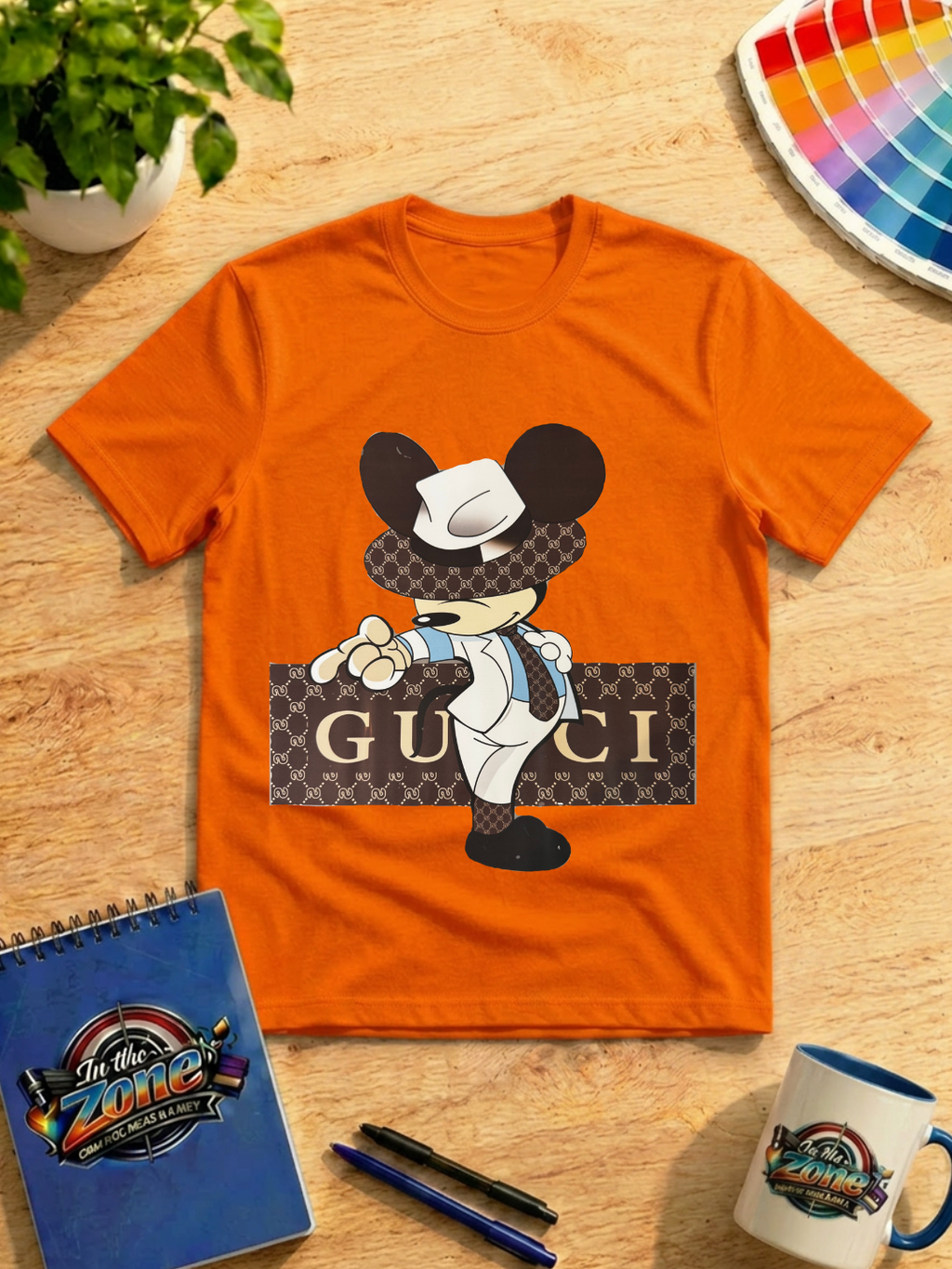 Designer-Inspired Mouse Graphic T-Shirt | Luxury Fashion Character Tee