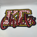 KC Chiefs Sequin Patch