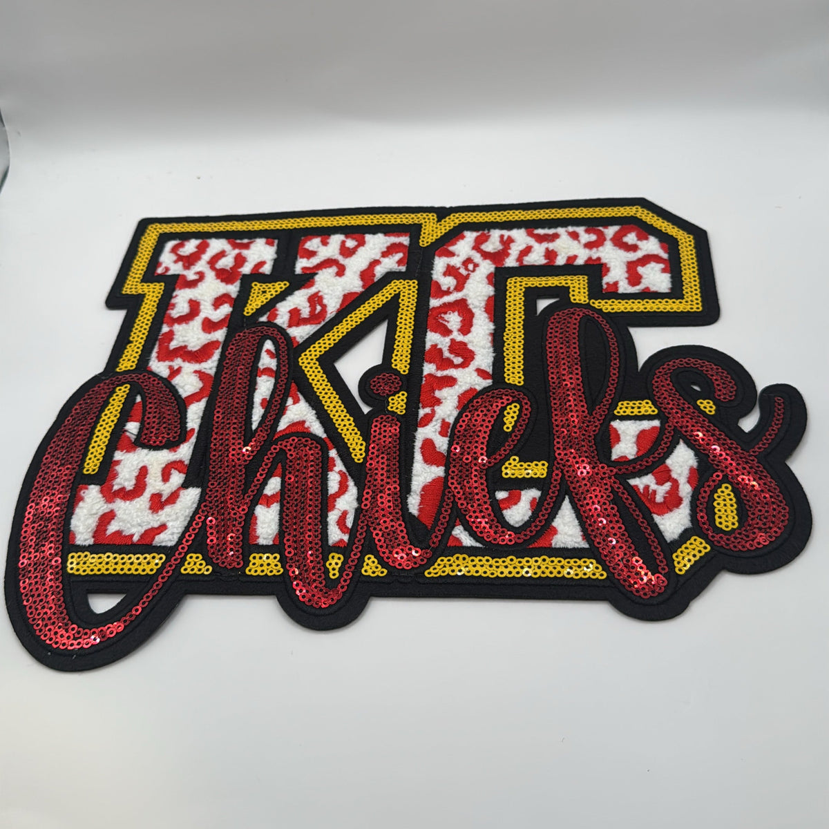 KC Chiefs Sequin Patch