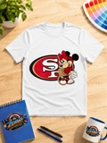 Minnie Mouse San Francisco 49ers Football Graphic Shirt | Game Day Tee