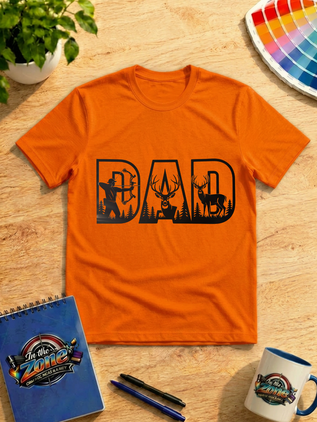 Dad Hunting Shirt – Deer & Bow Hunter Graphic Tee