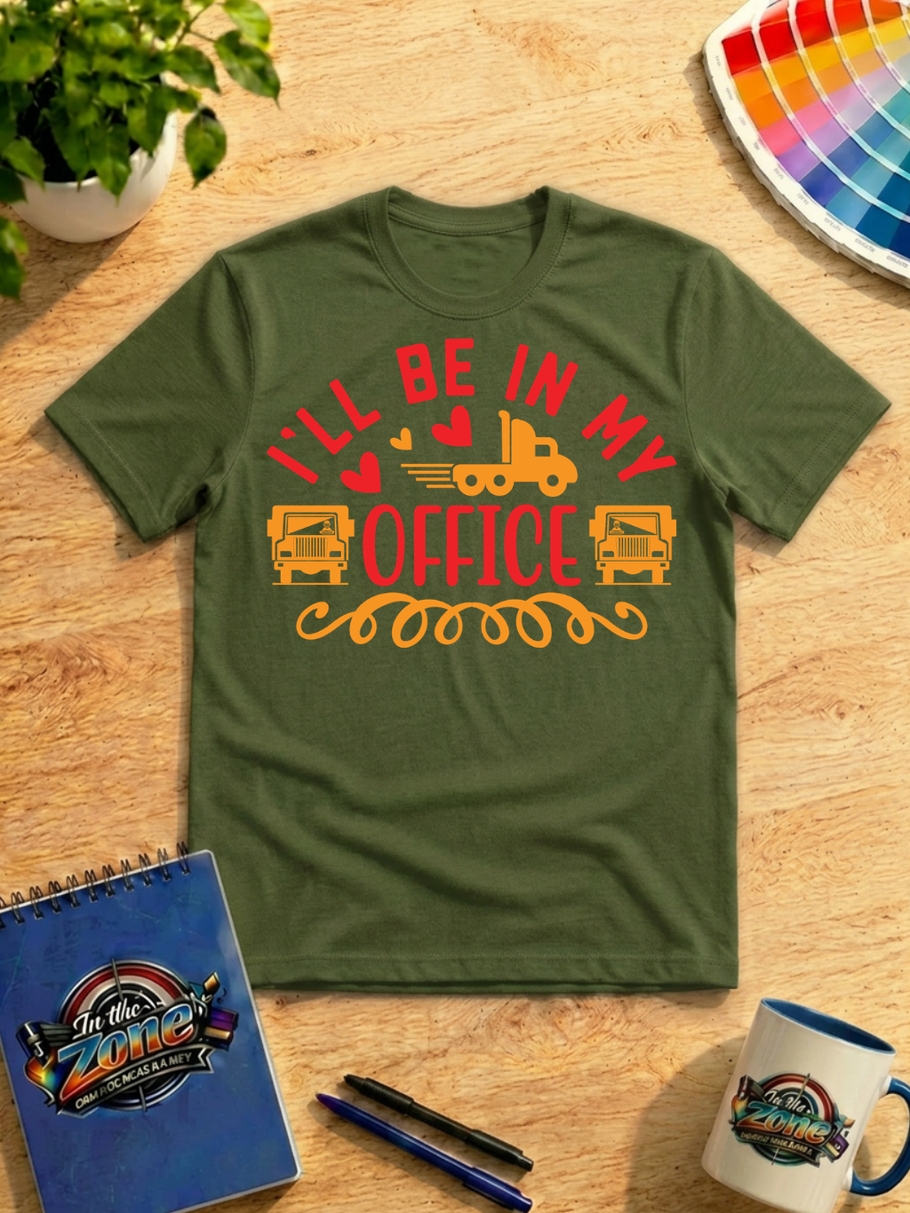 I'll Be in My Office – Trucker Graphic Shirt | Truck Driver Gift
