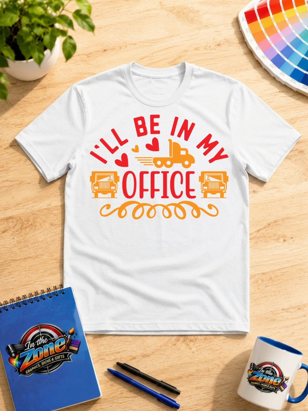 I'll Be in My Office – Trucker Graphic Shirt | Truck Driver Gift