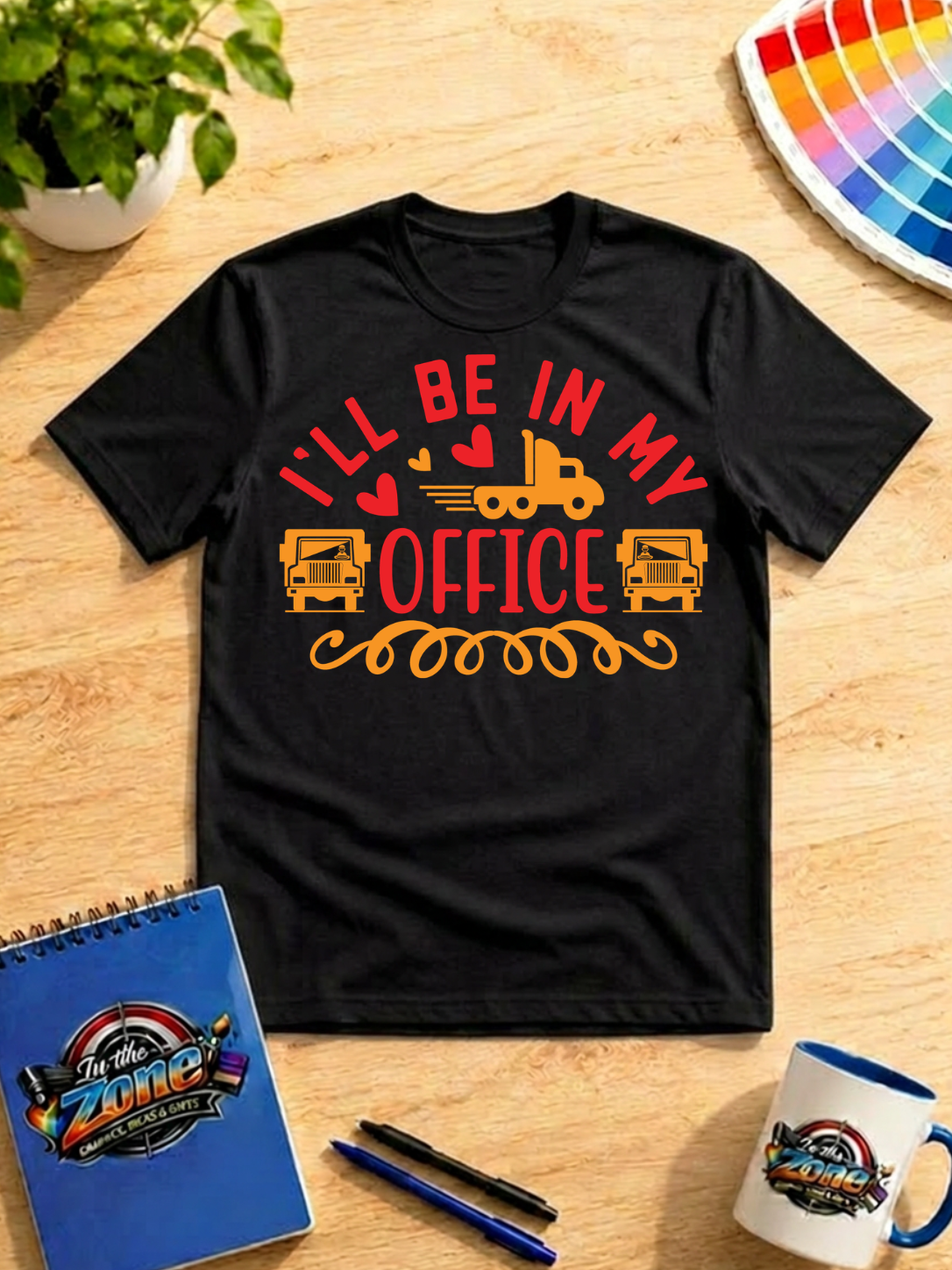 I'll Be in My Office – Trucker Graphic Shirt | Truck Driver Gift