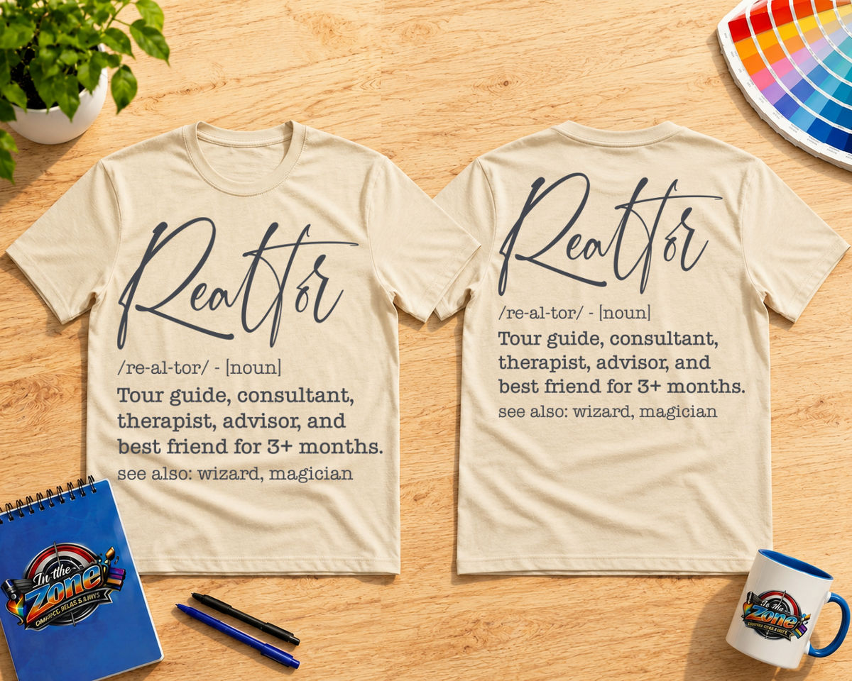 Realtor Definition T-Shirt | Real Estate Agent Gift Shirt | Realtor Life Graphic Tee