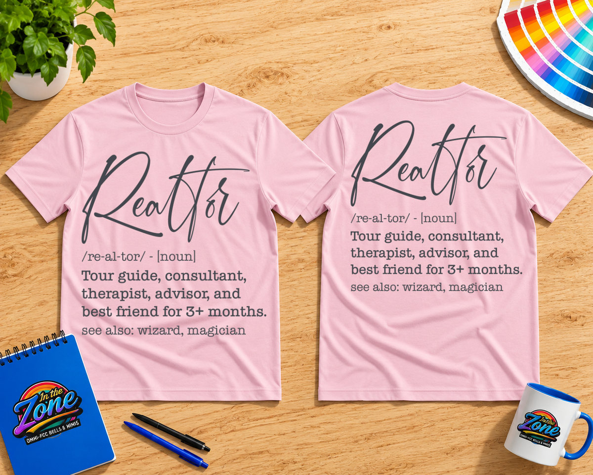 Realtor Definition T-Shirt | Real Estate Agent Gift Shirt | Realtor Life Graphic Tee