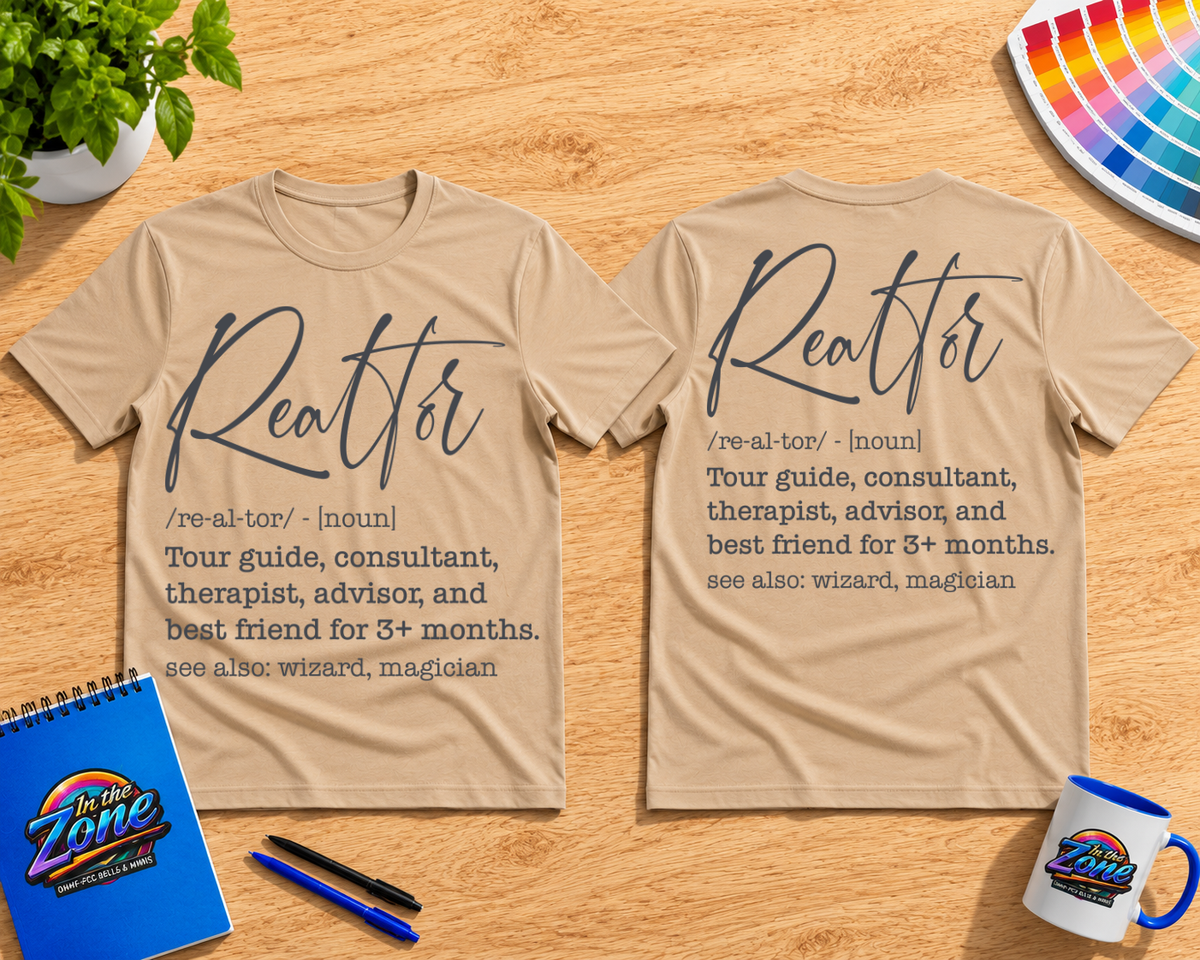 Realtor Definition T-Shirt | Real Estate Agent Gift Shirt | Realtor Life Graphic Tee