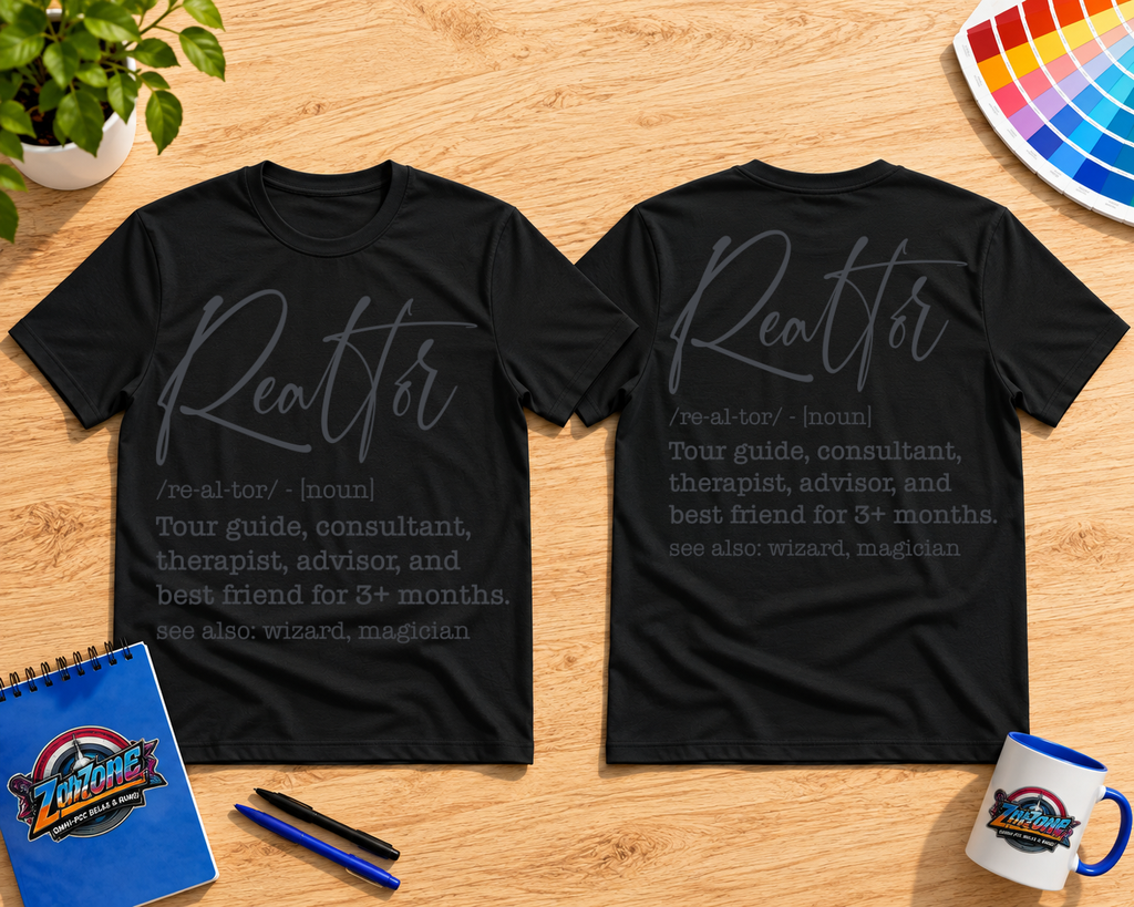 Realtor Definition T-Shirt | Real Estate Agent Gift Shirt | Realtor Life Graphic Tee
