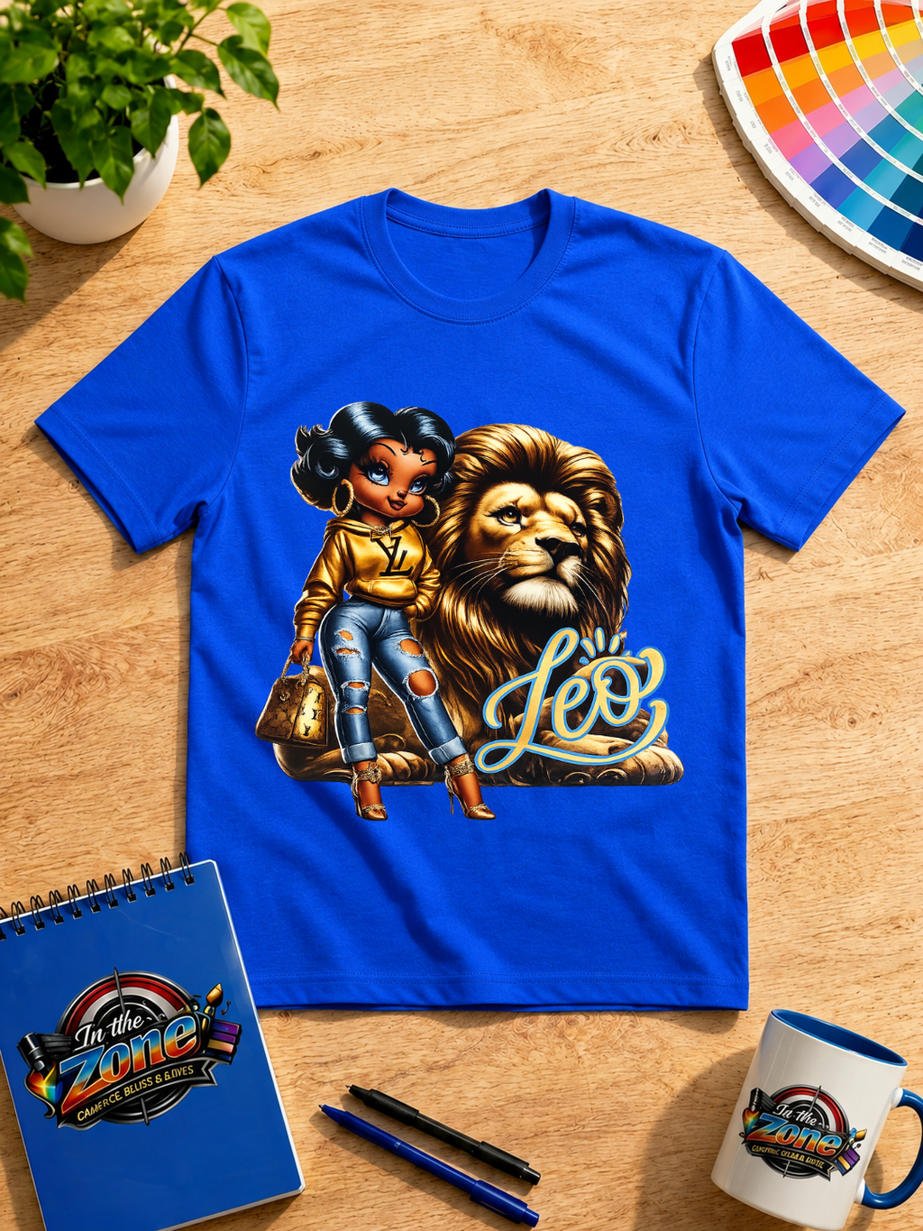 Leo Zodiac Lion Graphic Shirt | Bold Astrology Birthday Tee