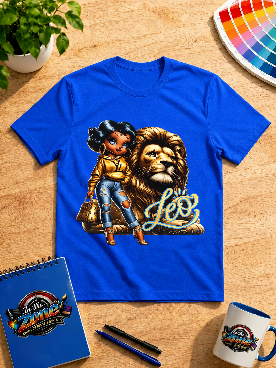 Leo Zodiac Lion Graphic Shirt | Bold Astrology Birthday Tee