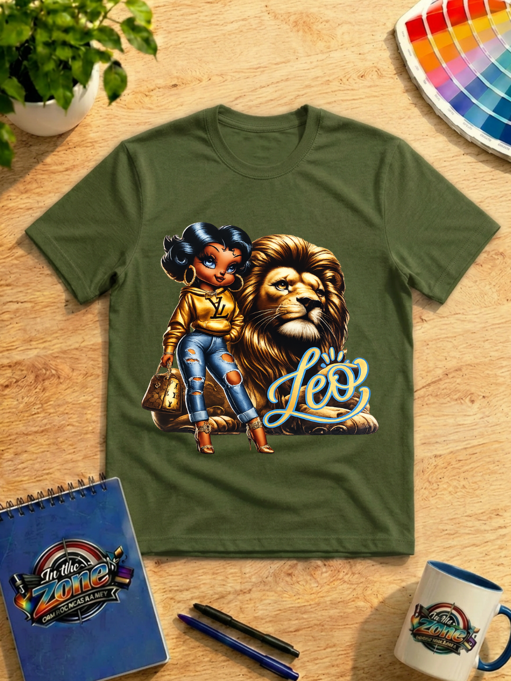 Leo Zodiac Lion Graphic Shirt | Bold Astrology Birthday Tee