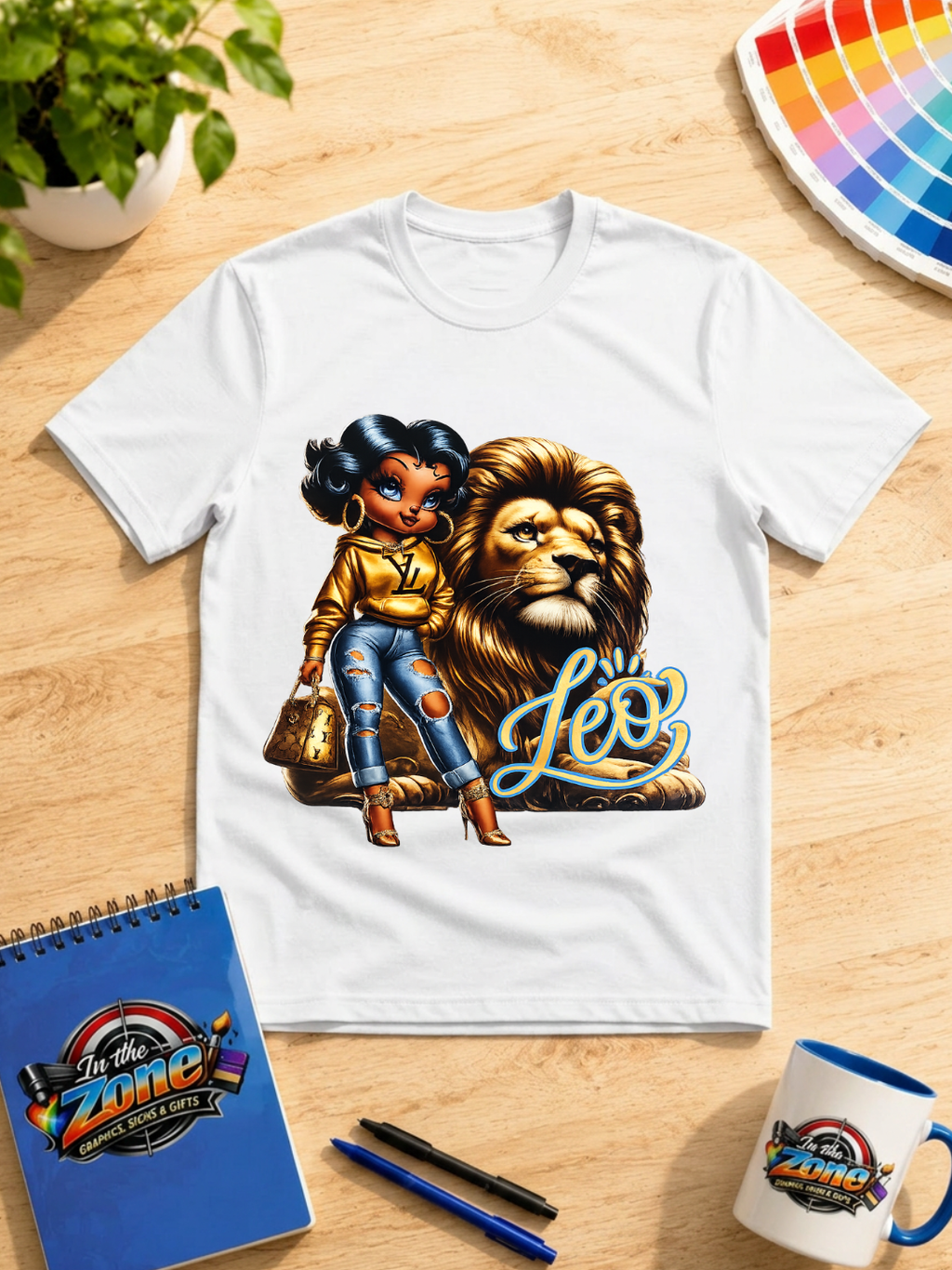 Leo Zodiac Lion Graphic Shirt | Bold Astrology Birthday Tee