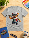 Mexican Money Bear Graphic T-Shirt – Tattooed Streetwear Teddy Design