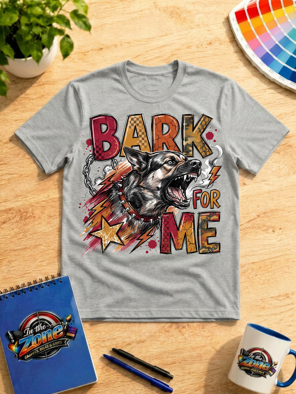 Bark for Me German Shepherd Graphic Shirt – Bold Dog Lover T-Shirt