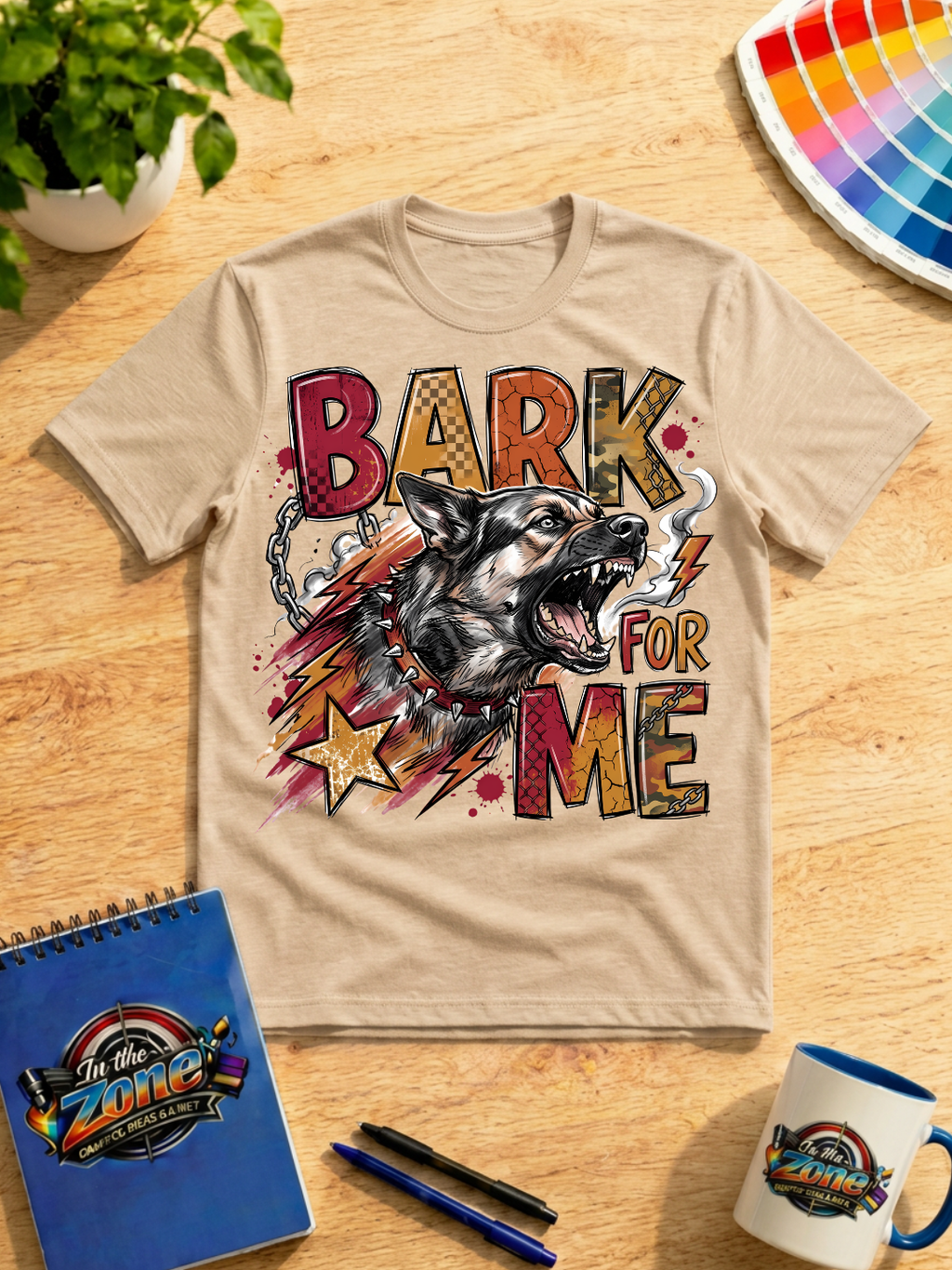 Bark for Me German Shepherd Graphic Shirt – Bold Dog Lover T-Shirt