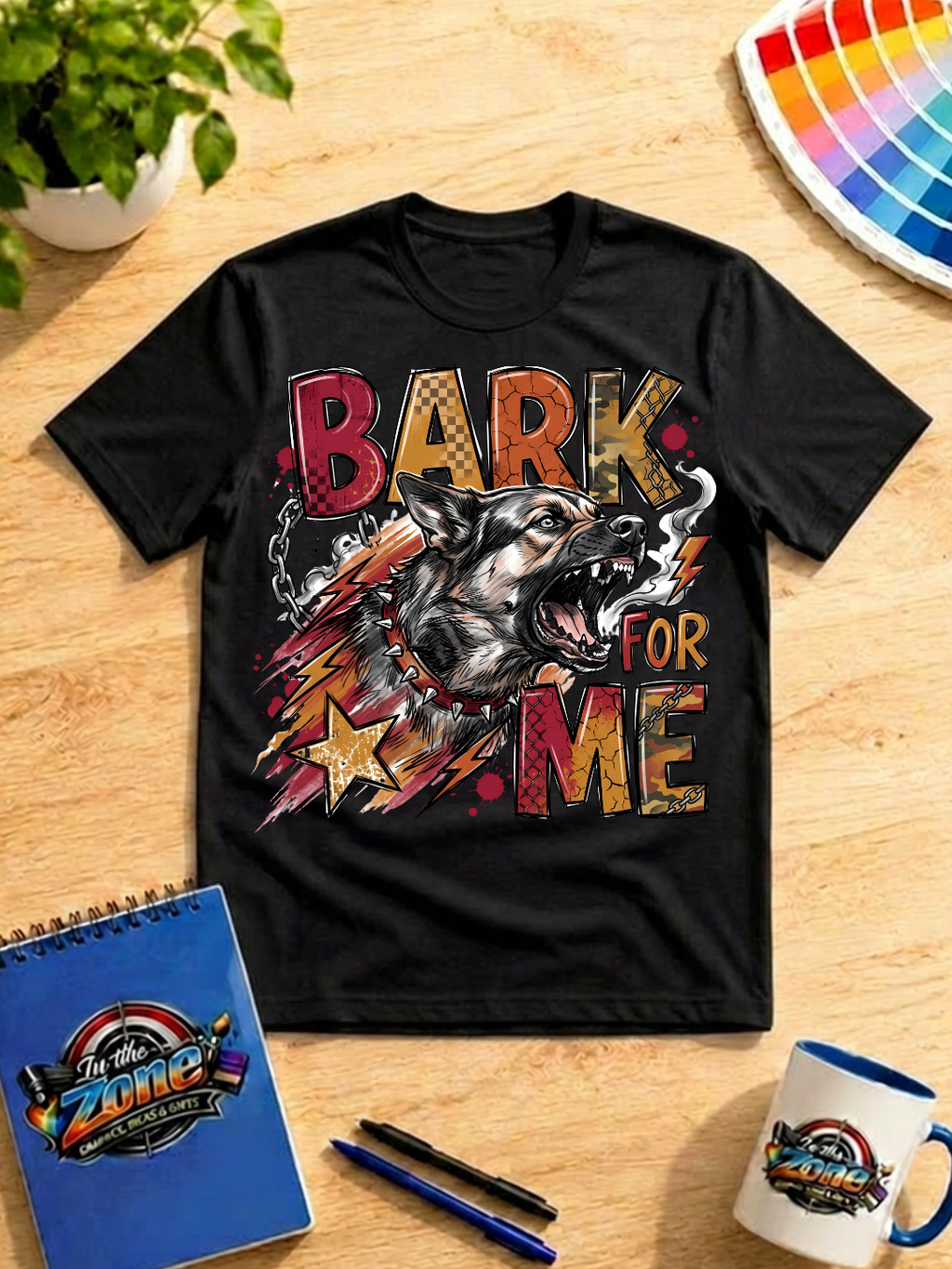 Bark for Me German Shepherd Graphic Shirt – Bold Dog Lover T-Shirt