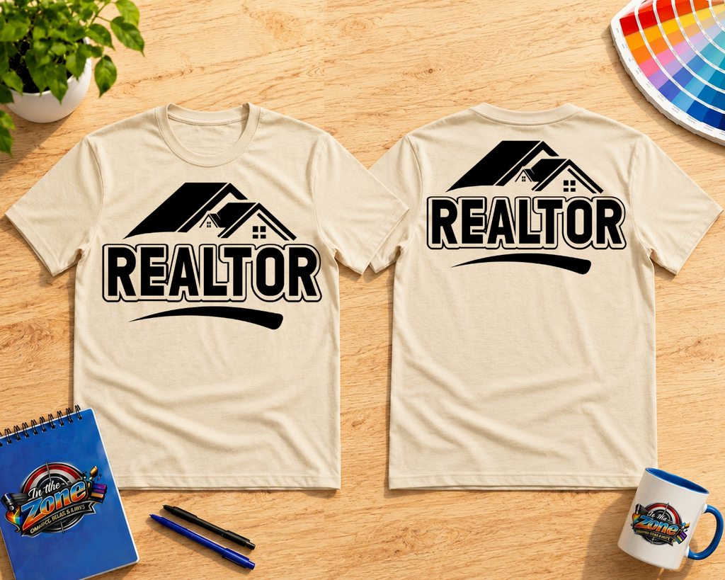 Realtor House Logo T-Shirt | Real Estate Agent Graphic Tee | Realtor Life Shirt