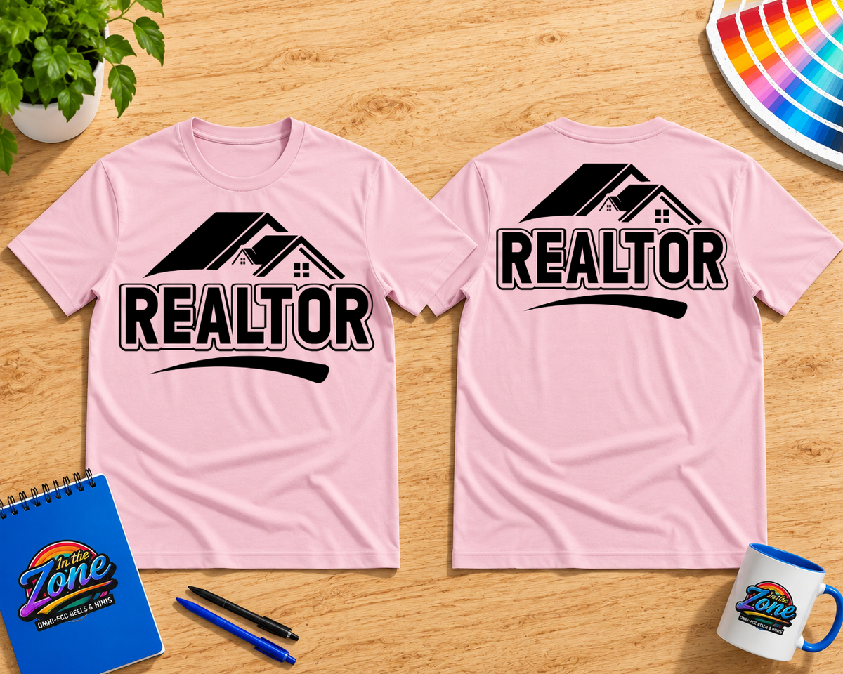 Realtor House Logo T-Shirt | Real Estate Agent Graphic Tee | Realtor Life Shirt
