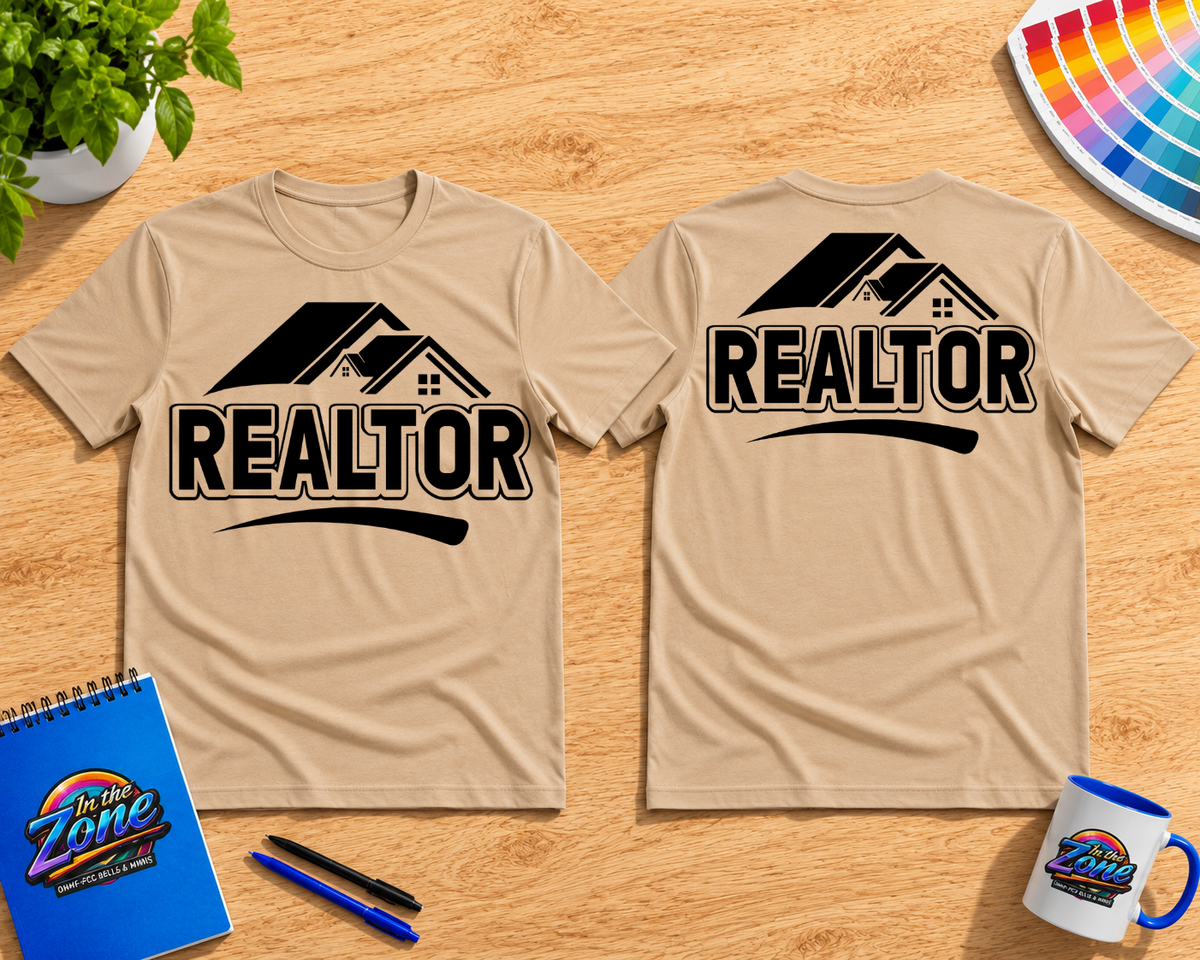 Realtor House Logo T-Shirt | Real Estate Agent Graphic Tee | Realtor Life Shirt