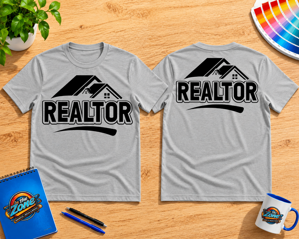Realtor House Logo T-Shirt | Real Estate Agent Graphic Tee | Realtor Life Shirt