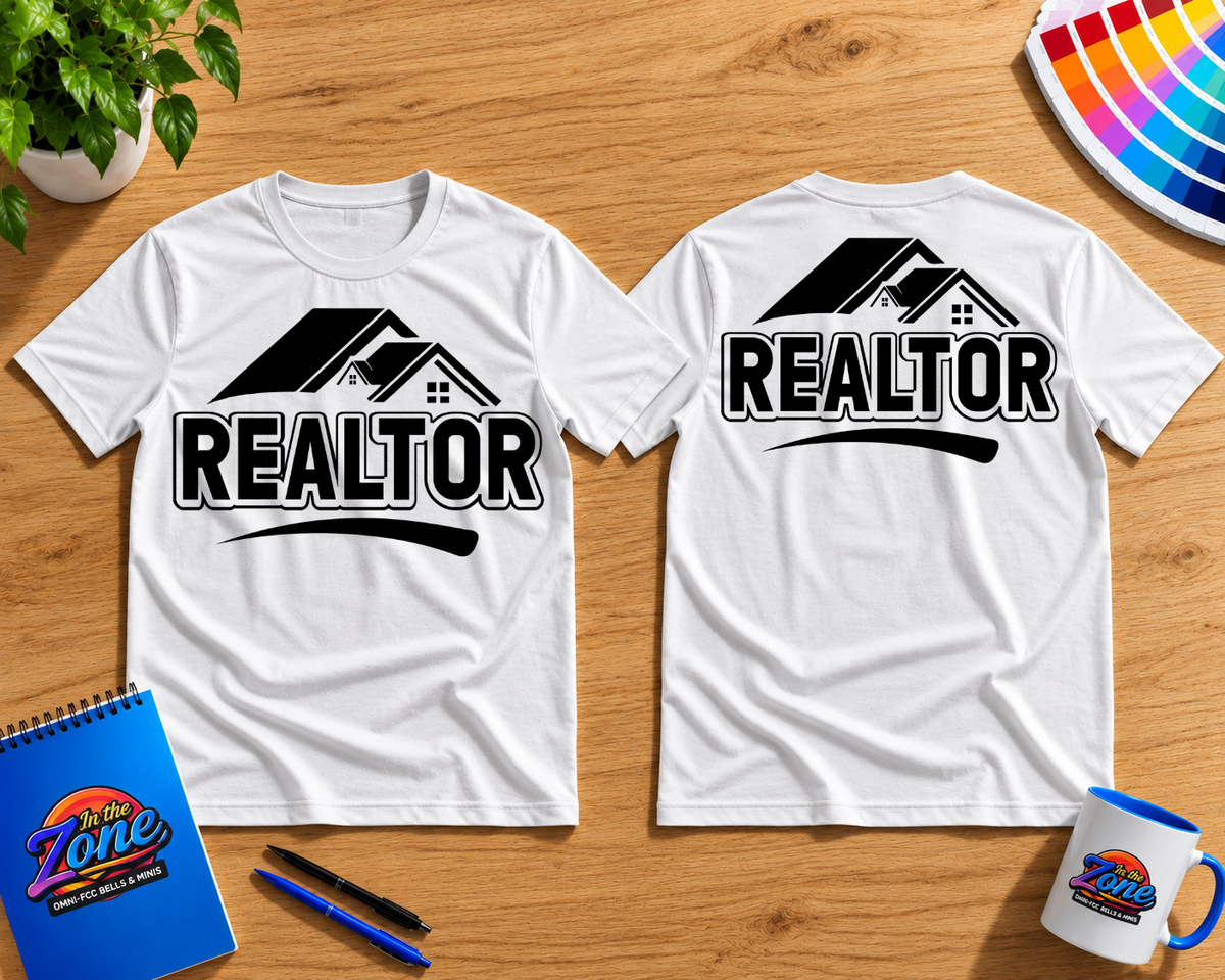 Realtor House Logo T-Shirt | Real Estate Agent Graphic Tee | Realtor Life Shirt