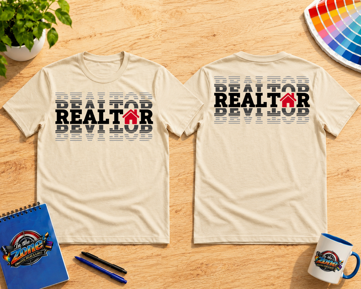 Realtor Reflection T-Shirt | Real Estate Agent Graphic Tee | Realtor Life Shirt
