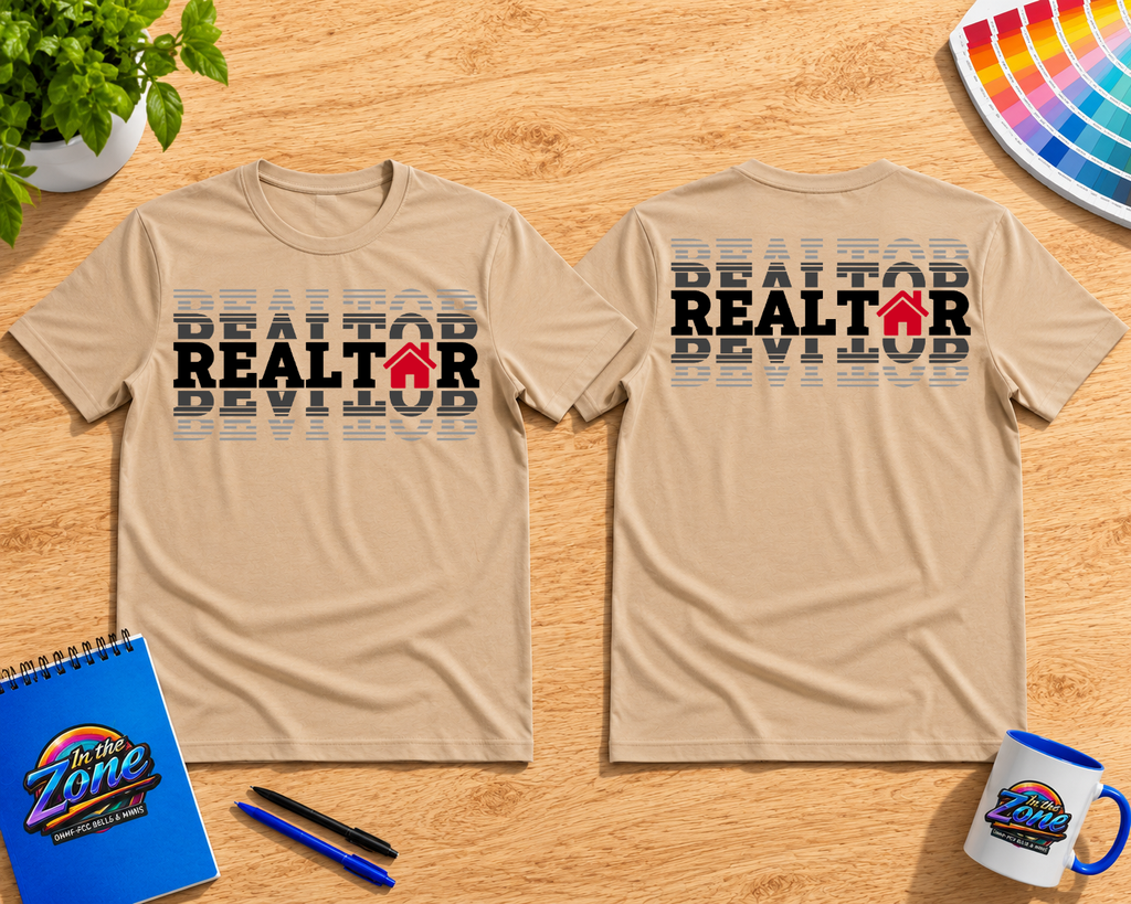 Realtor Reflection T-Shirt | Real Estate Agent Graphic Tee | Realtor Life Shirt
