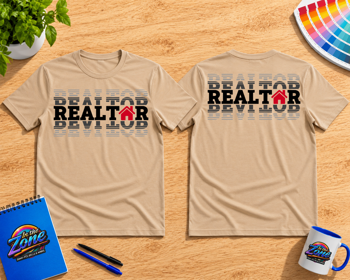 Realtor Reflection T-Shirt | Real Estate Agent Graphic Tee | Realtor Life Shirt