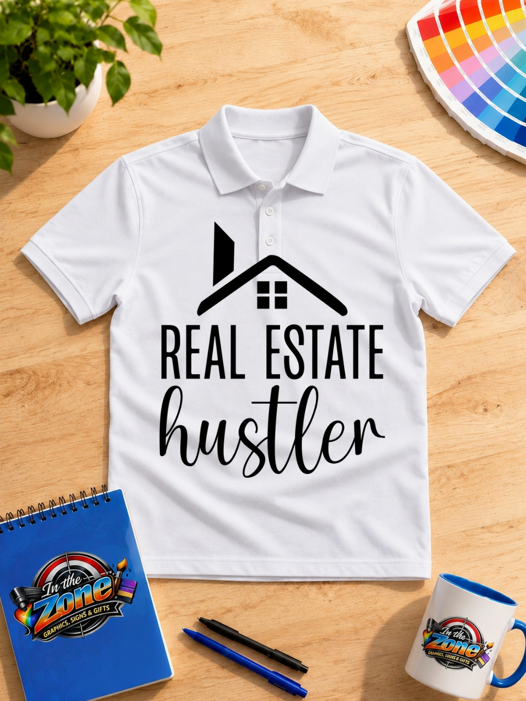 Real Estate Hustler T-Shirt | Realtor Life Graphic Tee | Real Estate Agent Gift Shirt