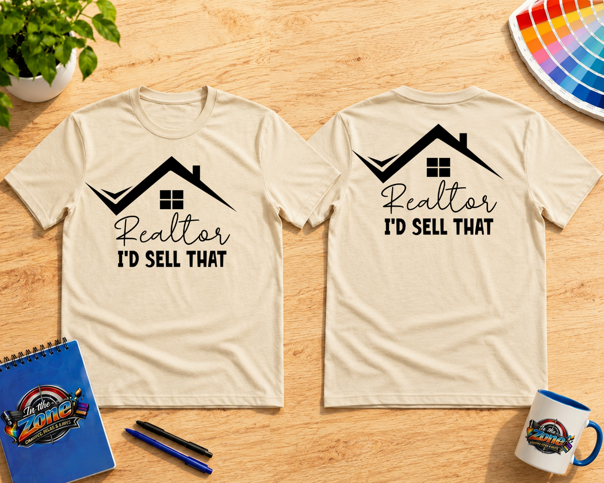Realtor “I’d Sell That” Graphic T-Shirt – Funny Real Estate Agent Shirt
