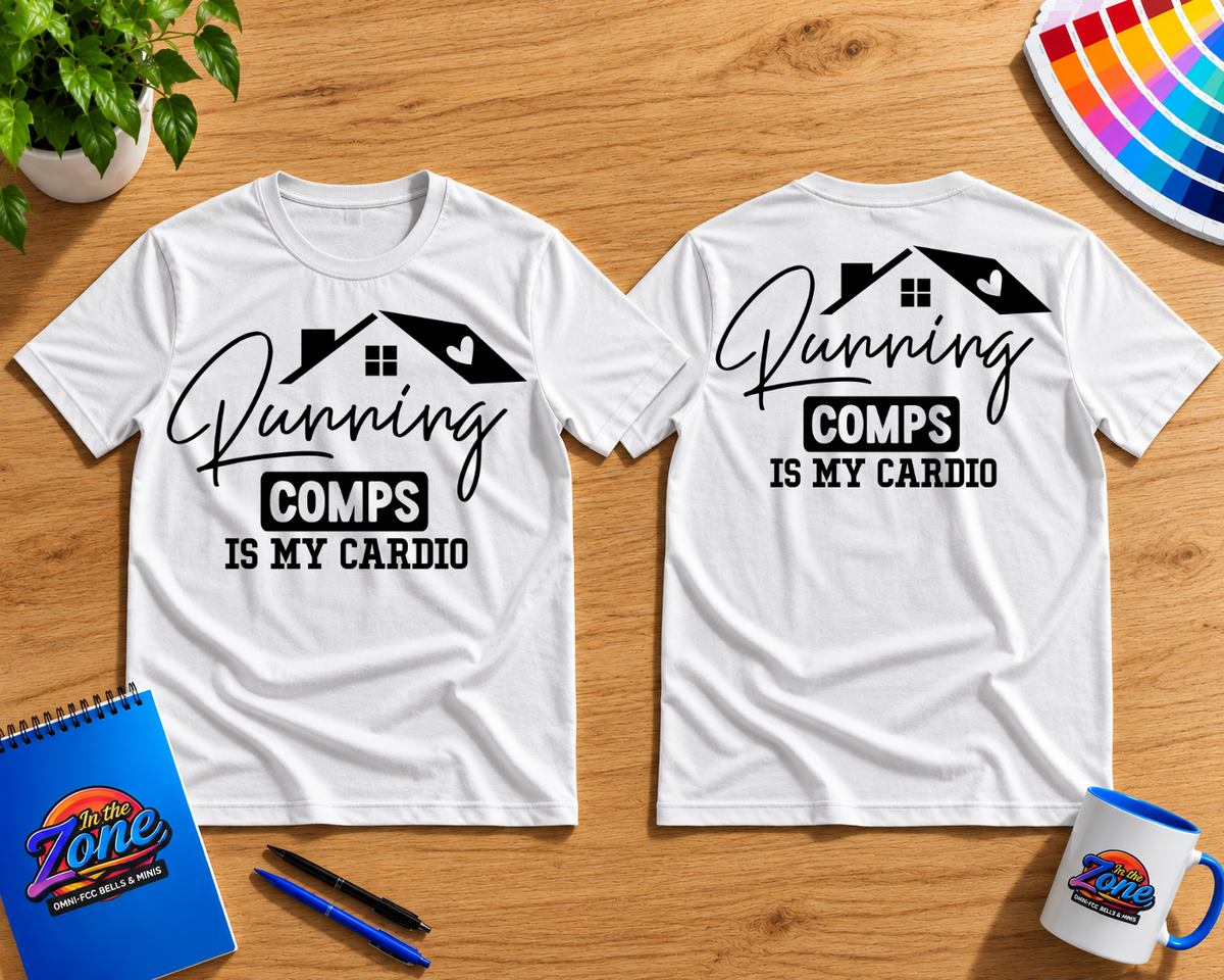 Running Comps Is My Cardio Realtor Graphic T-Shirt – Funny Real Estate Agent Shirt