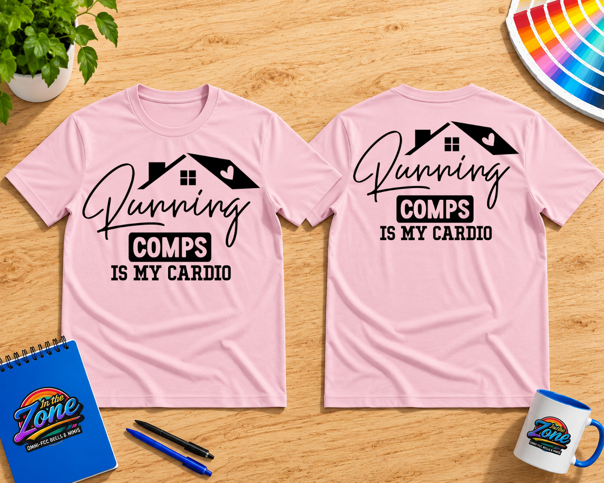 Running Comps Is My Cardio Realtor Graphic T-Shirt – Funny Real Estate Agent Shirt