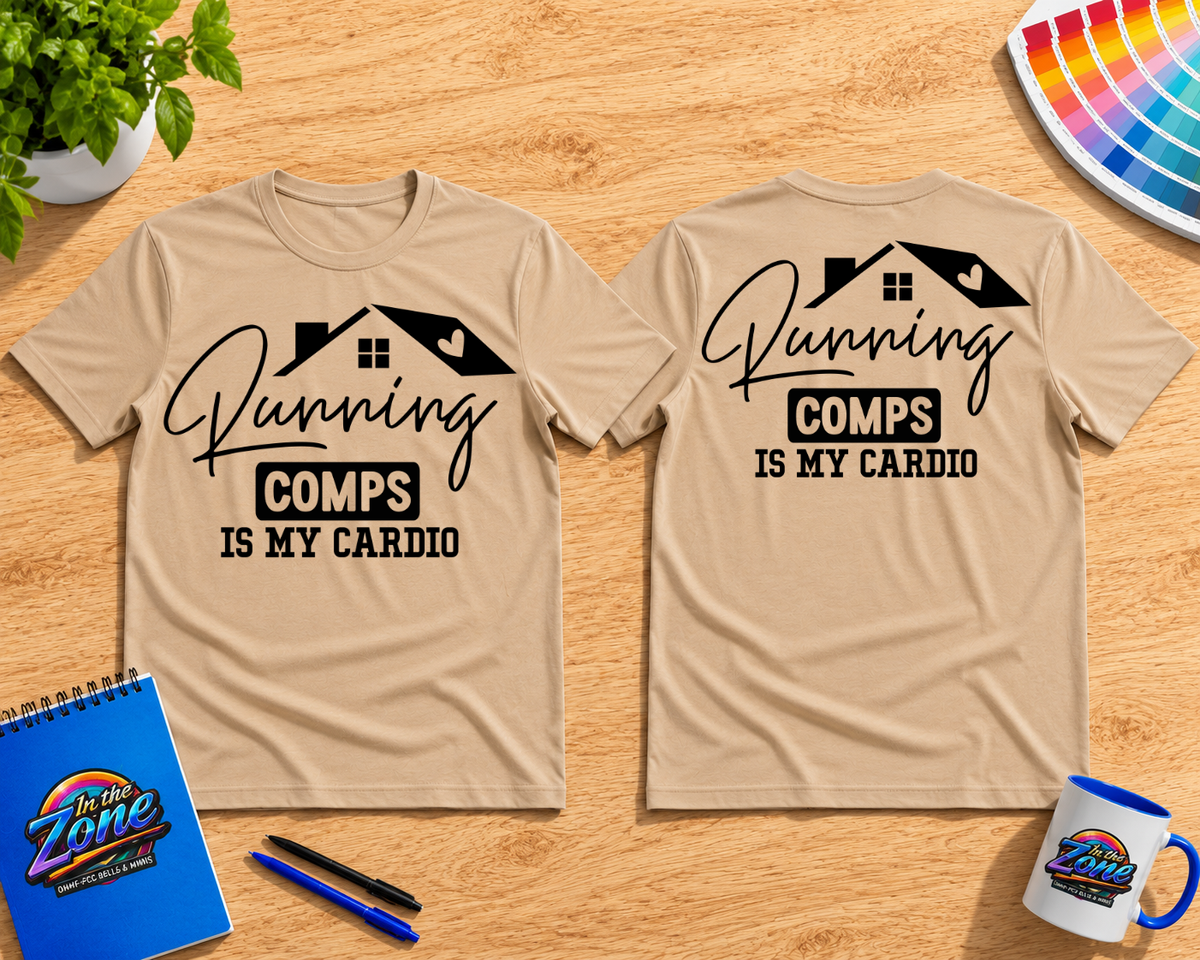 Running Comps Is My Cardio Realtor Graphic T-Shirt – Funny Real Estate Agent Shirt